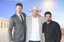 Alexander Skarsgard, John Michael McDonagh, Michael Peña Alexander Skarsgard, John Michael McDonagh, Michael Peña